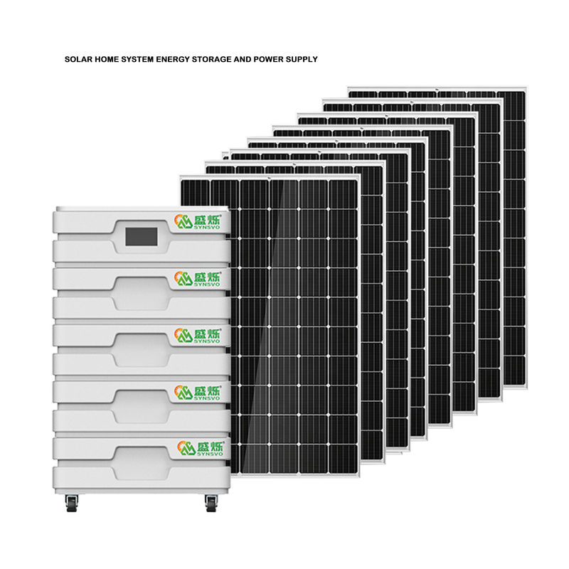 نظام الطاقة مولدات الطاقة الشمسية المحمولة 10KW 5KW نظام كيت للمنازل