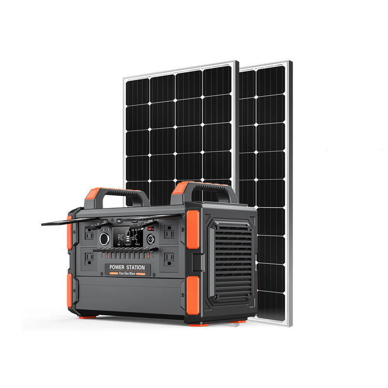 في الهواء الطلق معسكر 1000w مولد للطاقة الشمسية المحمولة محطة شحن الهاتف المحمول