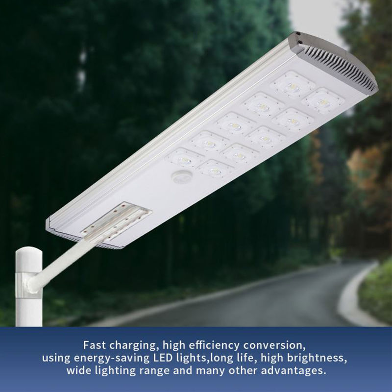 1000W المتكاملة للطاقة الشمسية ضوء الشارع عن بعد استشعار IP65 الحركة مع بطارية ليثيوم القطب