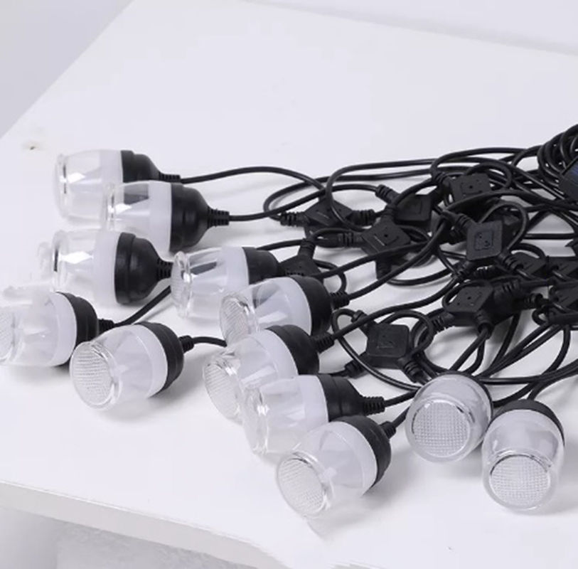 زينة LED تعمل بالطاقة الشمسية في الهواء الطلق RGB ضوء حزب الفناء الخلفي مقهى مقاوم للماء IP65