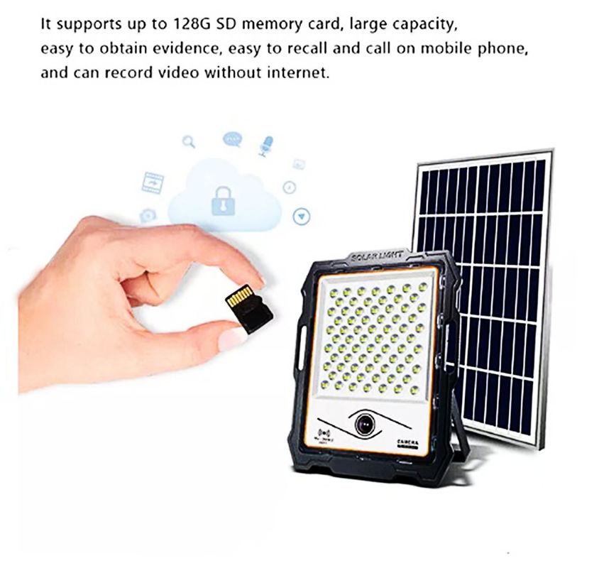 سطوع عالي Ip65 أدى ضوء الفيضانات الشمسية في الهواء الطلق للماء 200w 300w التجويف العالي