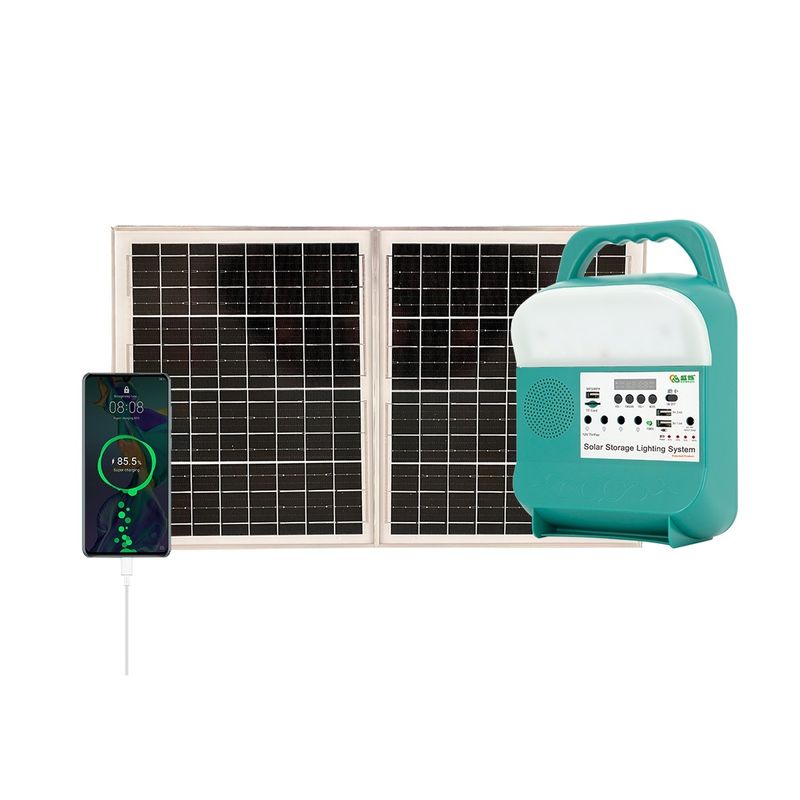 الكل في واحد Offgrid المحمولة أنظمة الطاقة الشمسية للطاقة المنزلية الصغيرة 7000K