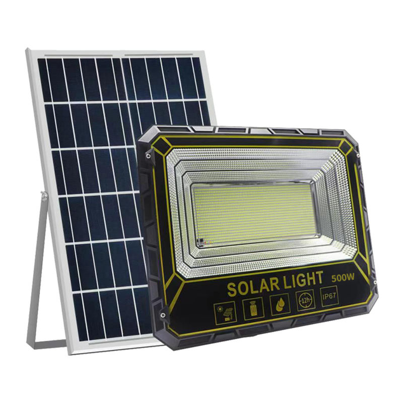 300W 600W الجدار الشمسي ضوء الفيضانات في الهواء الطلق الاستشعار مقاوم للماء حديقة Led DC 6V