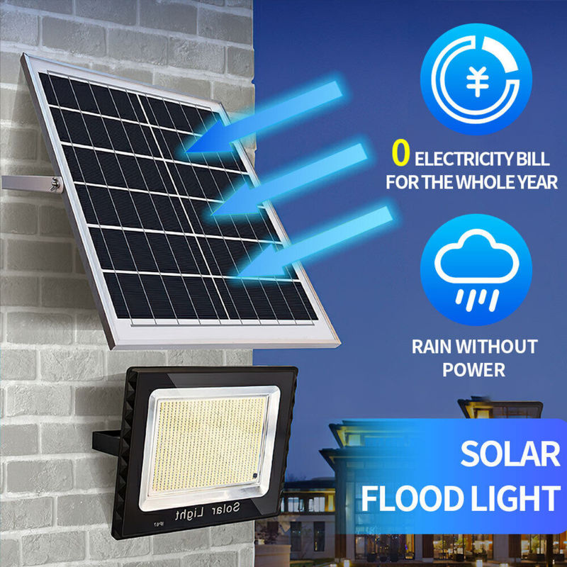 3000lm ماء للطاقة الشمسية أضواء حديقة الفيضانات ABS استشعار الحركة LED في الهواء الطلق العارض