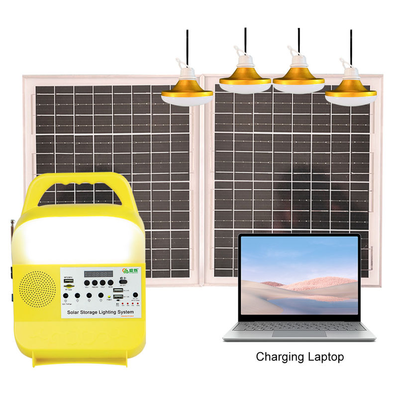 مولد التخييم المحمول مع أنظمة الطاقة الشمسية بمنفذ الشحن المحمول من النوع C 45W 16V