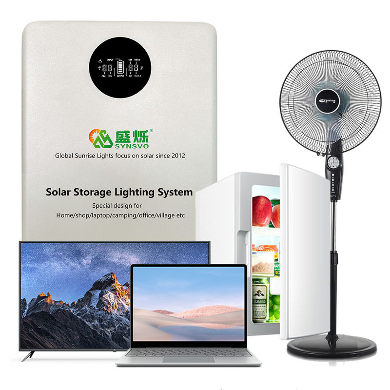 150W PV نظام تخزين الطاقة 12.8V 20AH بطارية لتخييم كراجات الطوارئ