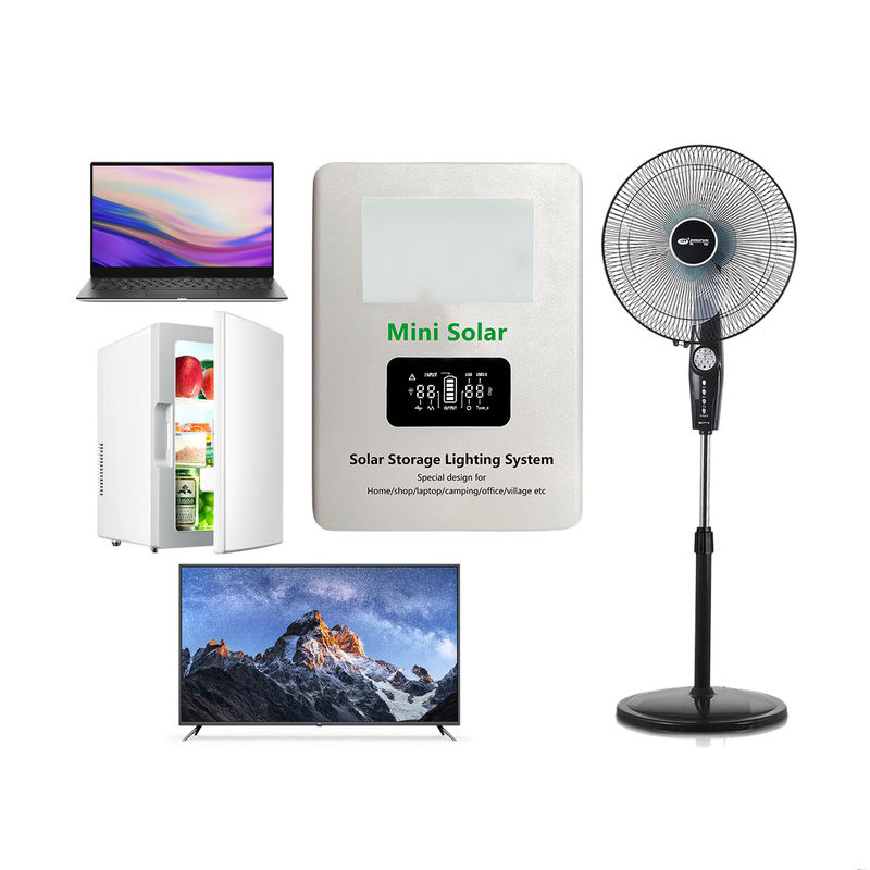 40W / 60W MPPT الشمسية الهجين العاكس مع 3.2 ~ 3.6A ل 6 W * 3 قطعة LED لمبة لوحة كيت مع البطارية