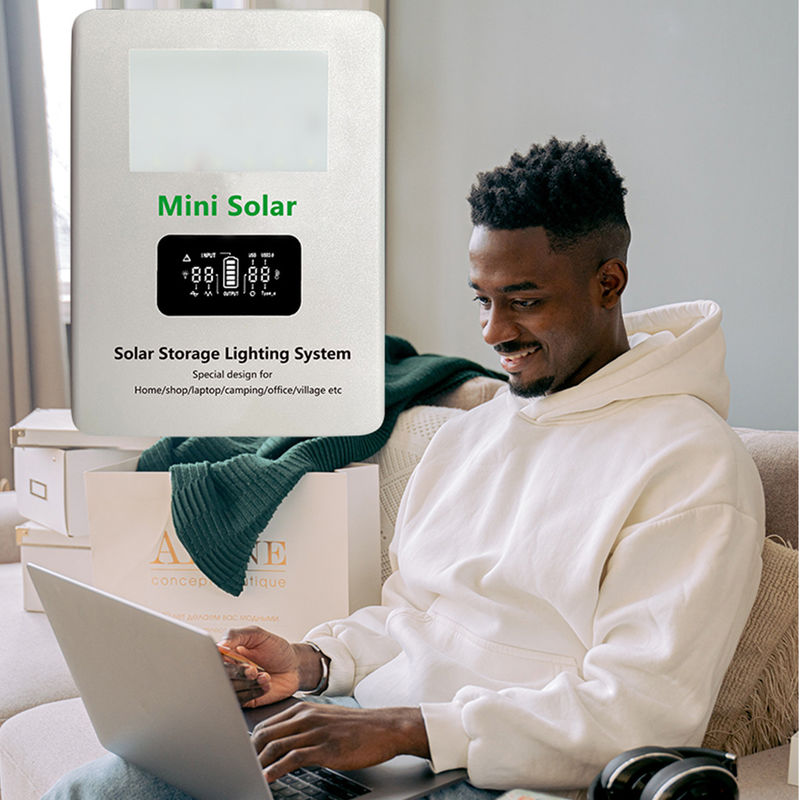 50 هرتز تيار متردد بنك الطاقة أضواء LED مع 3.2A مع العاكس للطاقة الشمسية للمنزل الطاقة SRE-938