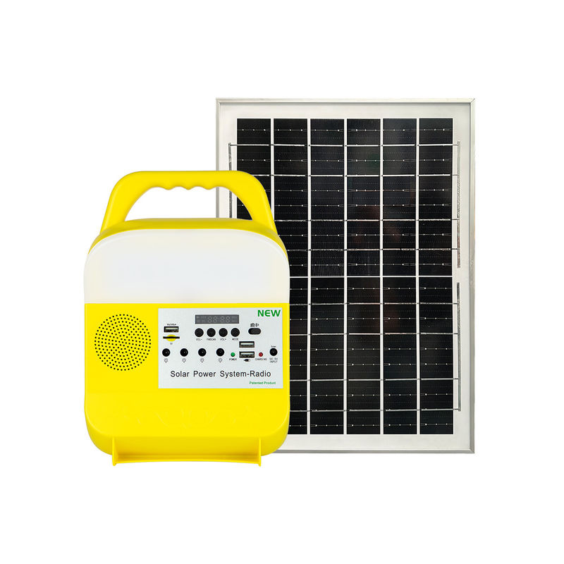 8000mah المصابيح الشمسية 5W / * 3PCS LED 17.1 * 8 * 25cm SRE-6820 داخلي بالطاقة