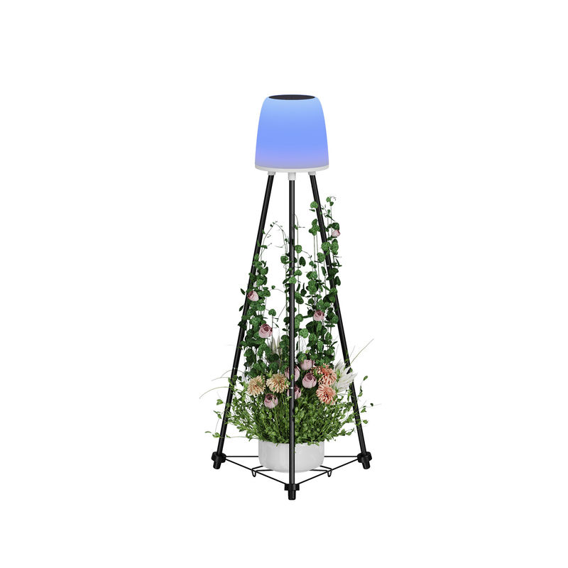 ABS/Iron LED ضوء الزخرفة الشمسية للخارج 22*20*40.5 CM مربع داخلي 1.9KG G.W