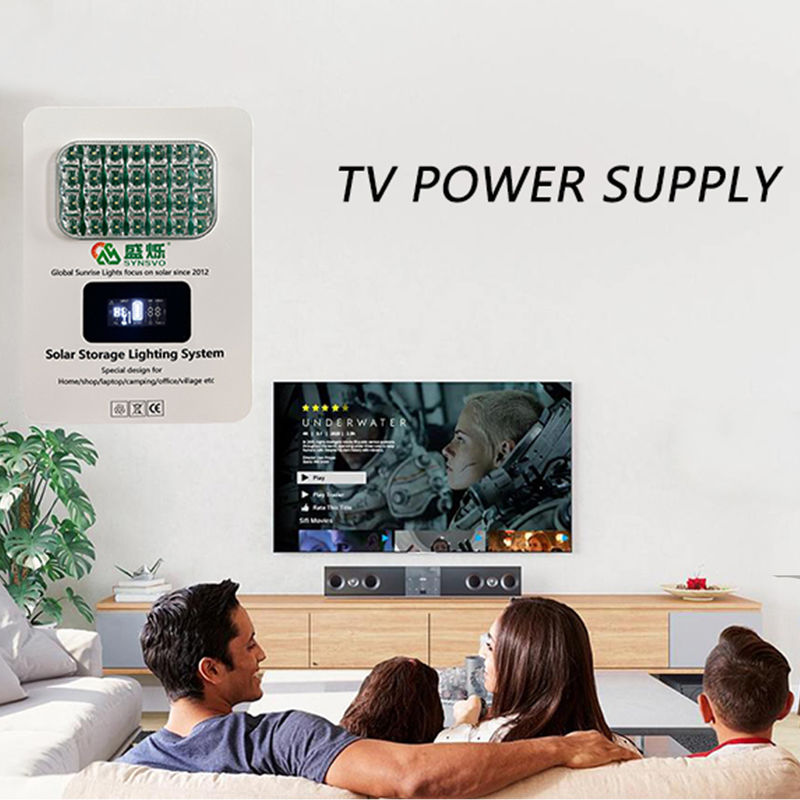 IP65 40W/60W 16V نظام الطاقة الشمسية مع مغلق على الشبكة عاكس الطاقة الشمسية مع بطارية الليثيوم