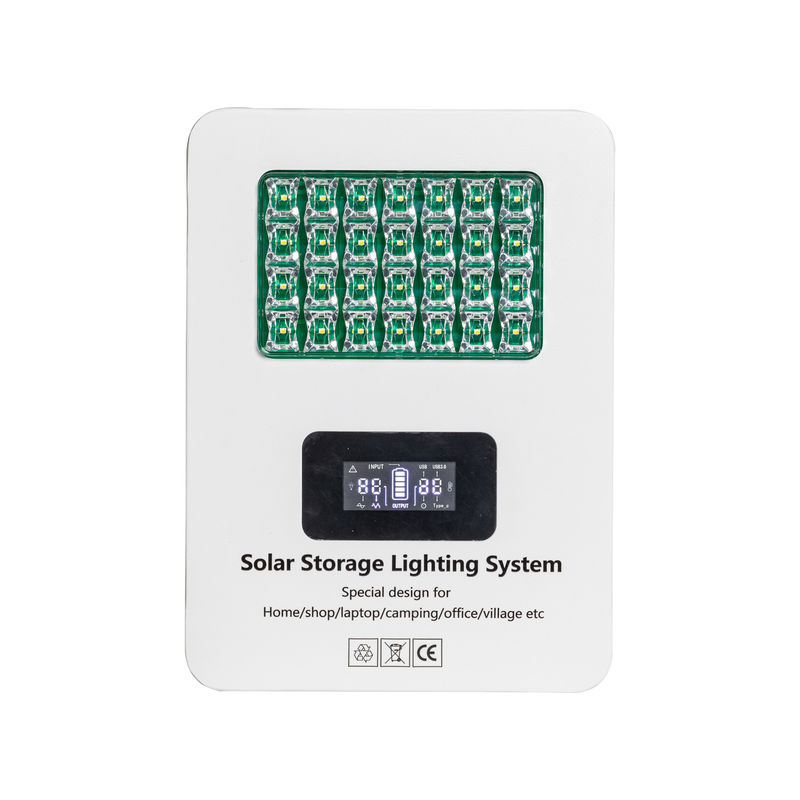 16 فولت 12.5AH مولدات شمسية محمولة نظام إضاءة تخزين شمسي 22 * 30 سم 180W / 300W