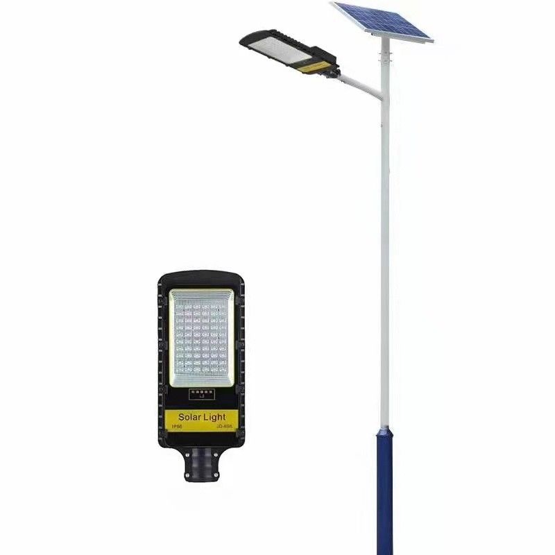 الكل في 2 أضواء الشوارع الشمسية 60W 80W أضواء الطريق الشمسية LED شبه الشمسية ضوء الشارع