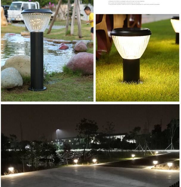 مصباح حديقة بالطاقة الشمسية LED مضاد للماء 5W لممر حديقة الفناء الخارجي