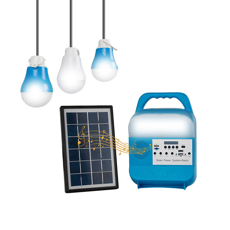 DC Solar System Portable Lighting نظام الألواح الشمسية للشاحن الشمسي المنزلي