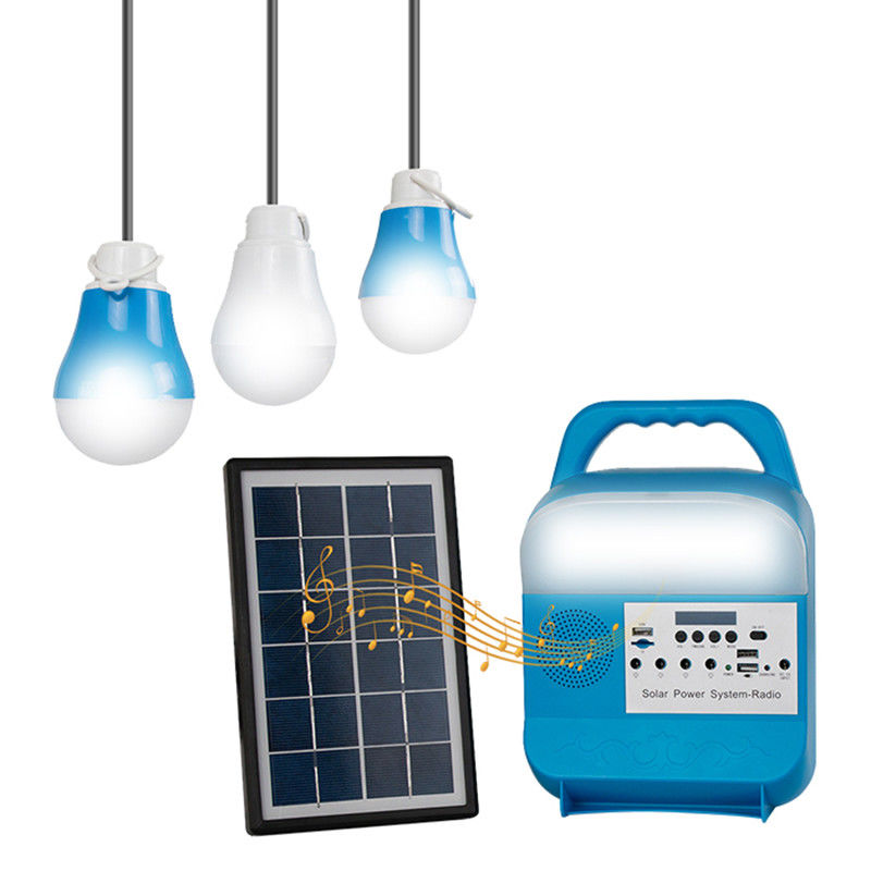 3W عالية السعة تعمل بالطاقة الشمسية أضواء LED محمول بنك محمول للتخييم
