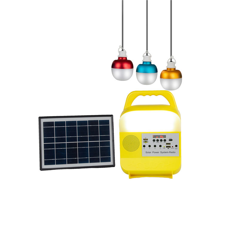 5W 6V 3PCS أضواء الطوارئ الشمسية لمناطق نقص الطاقة