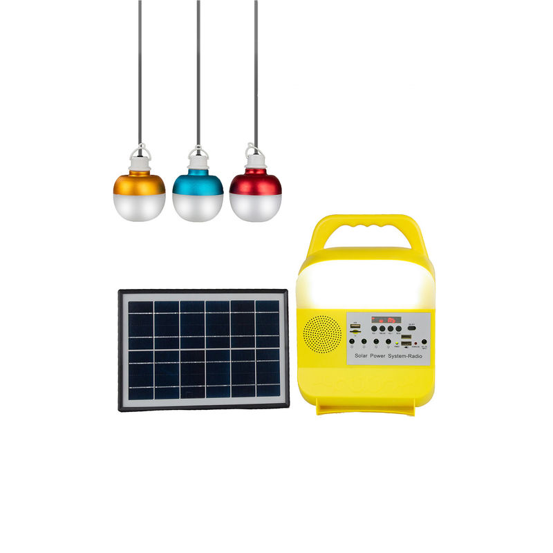IP55 DC15V LED أضواء التخييم الشمسية 49.5 * 40.5 * 46CM أضواء الصيد الشمسية