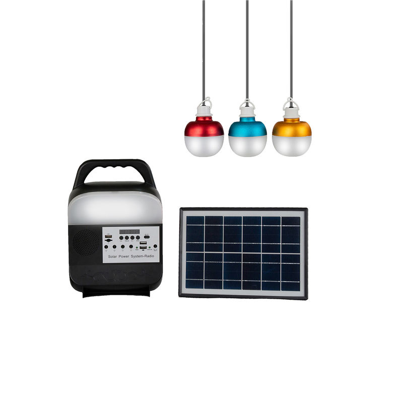 IP55 DC15V LED أضواء التخييم الشمسية 49.5 * 40.5 * 46CM أضواء الصيد الشمسية