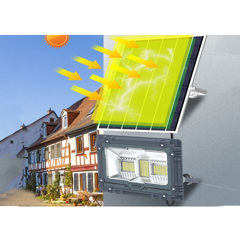 Synsvo Solar Power LED Floodlight Off Grid مع 500W مستشعر للطاقة الشمسية لوحة الإعلانات