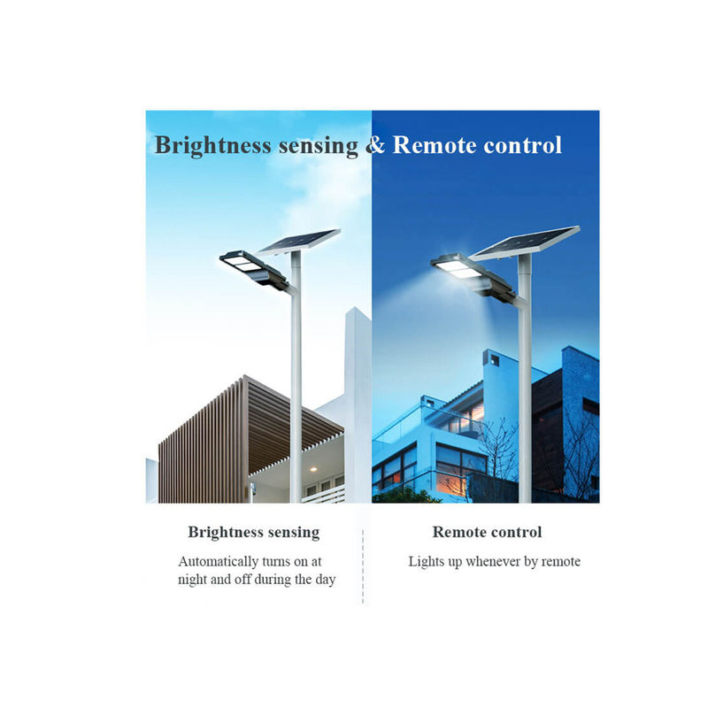100W في الهواء الطلق للطاقة الشمسية مصباح الشارع نوع C مقاوم للماء ضوء LED بالطاقة