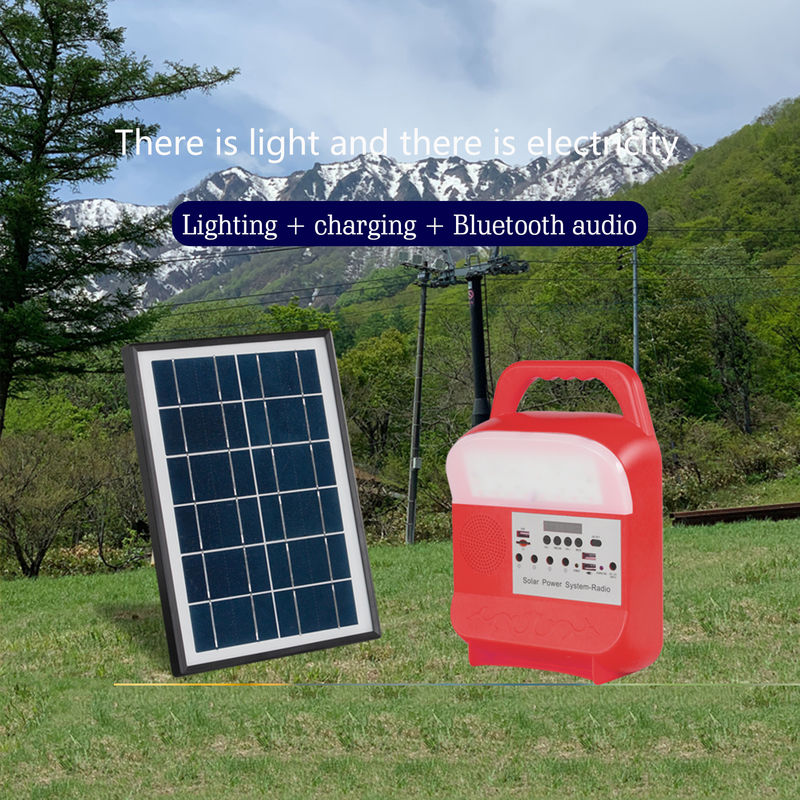 6000Mah 5kw المحمولة نظام إضاءة مولد للطاقة الشمسية عدة تسليم النوع