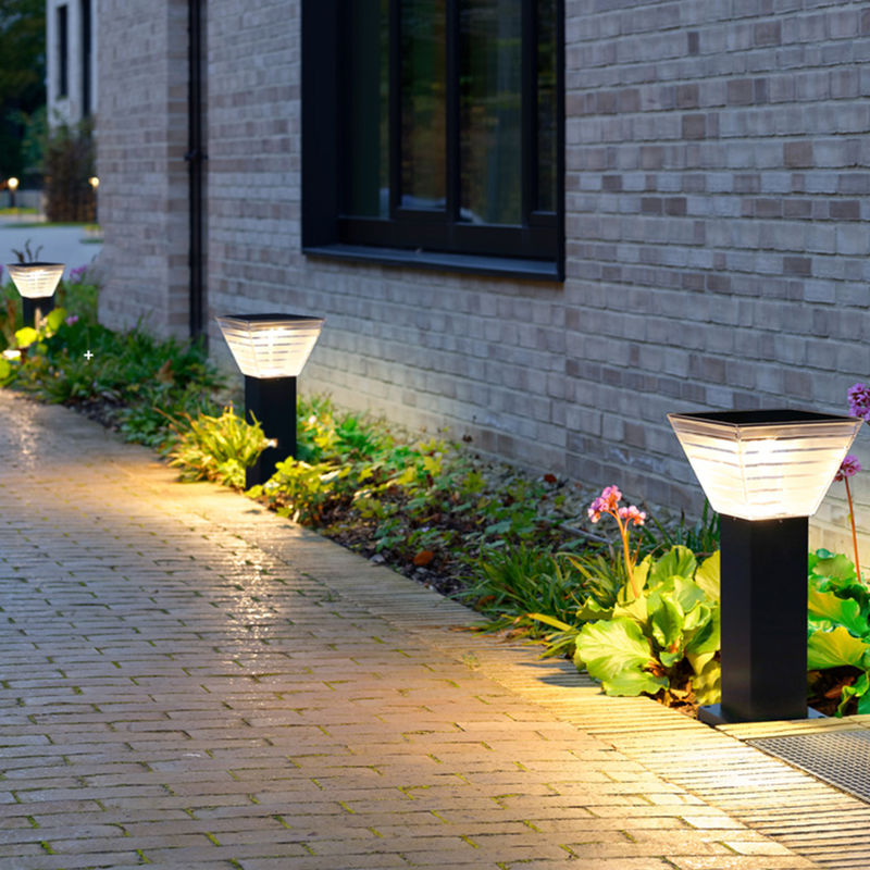الحد الأدنى 7W LED للطاقة الشمسية حديقة ضوء المناظر الطبيعية الديكور Bollard LED إضاءة الحديقة