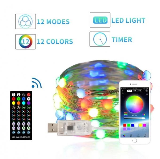 Indoor Outdoor Decorative Micro Mini Fairy Light for Christmas Holiday Festival LED Copper Wire String Light