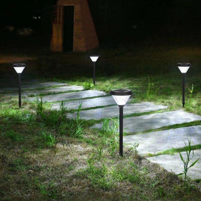 Cast Aluminum Yard Lawn Spike Solar Garden Light Global Sunrise Lights