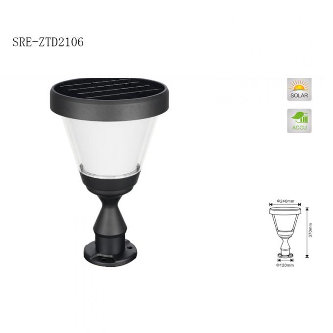 Solar Garden Light Waterproof Pillar Light Decoration LED Soalr Pillar Lamp