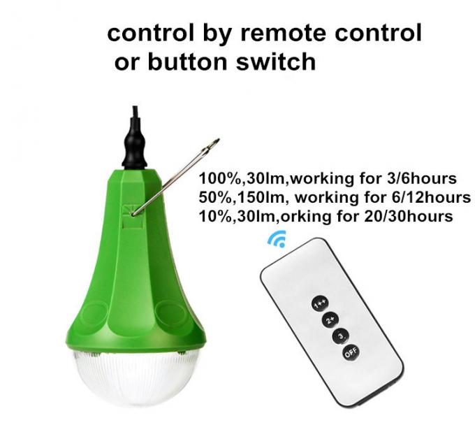 12LED Solar Powered Lights Dimmable Function with Remote Controller