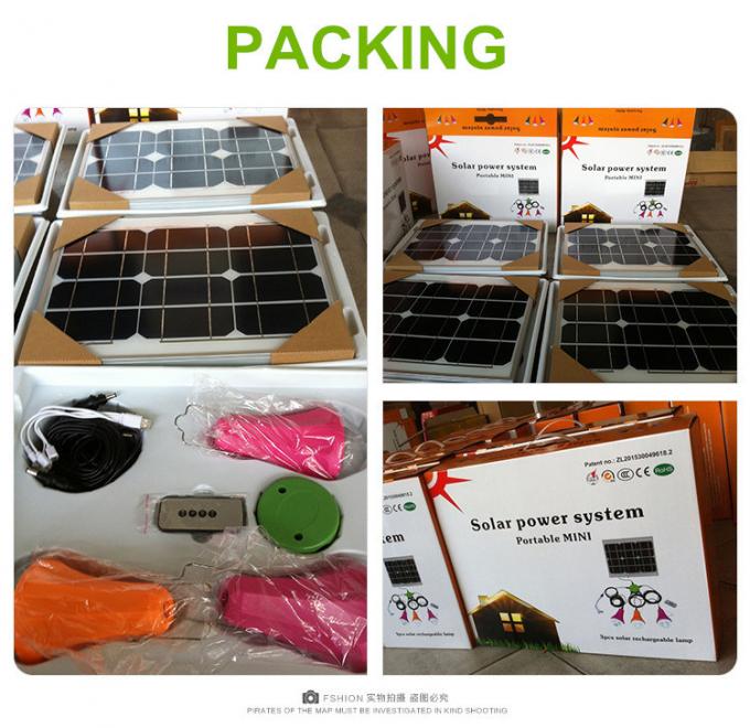 12LED Solar Powered Lights Dimmable Function with Remote Controller
