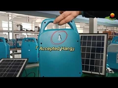 مجموعات الإضاءة الشمسية المحمولة تصميم جديد لمبات LED مع الألواح الشمسية